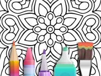 Mandala Coloring Book Puzzle