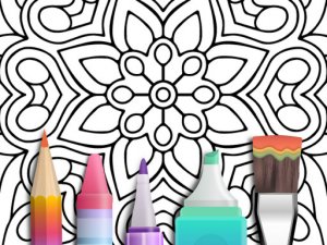 Mandala Coloring Book Online Game - Relaxing Coloring Puzzle