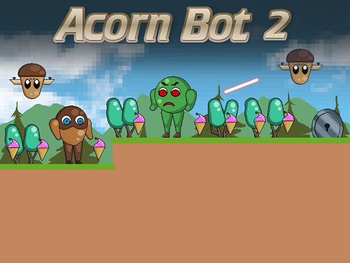Acorn Bot 2 Online Arcade Game