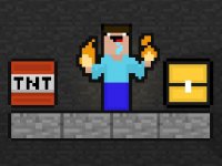 Noob vs TNT Boom Puzzle Game