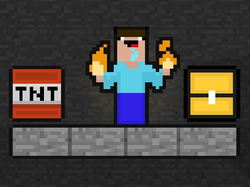 Noob vs TNT Boom Puzzle Game