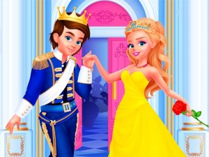 Cinderella & Prince Wedding Dress Up Game