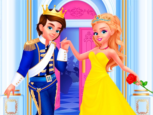 Cinderella & Prince Wedding Dress Up Game