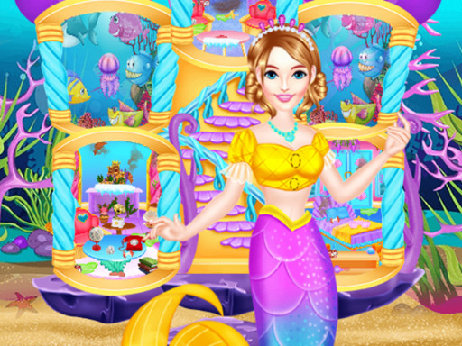 Mermaid House Cleaning And Decorating Online Game - Decoration Game