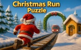 Christmas Run Puzzle - Holiday Slide Game