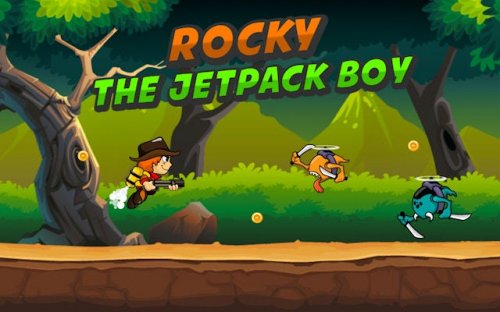 Rocky the Jetpack Boy - Adventure Flight Game