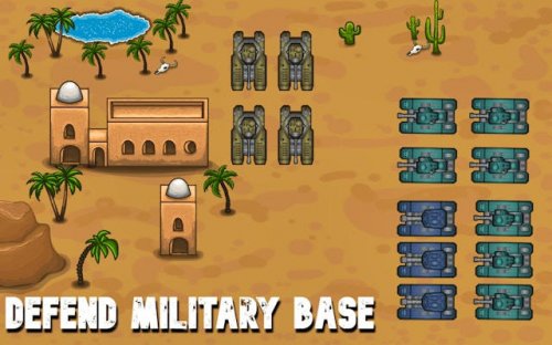 Defend Military Base - Cannon Defense Game
