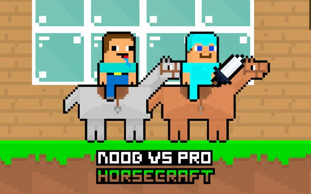 Noob vs Pro HorseCraft Adventure Game