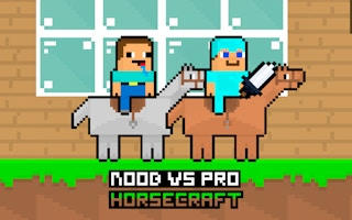 Noob vs Pro HorseCraft Adventure Game
