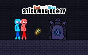 Red and Blue Stickman Rope: Puzzle Adventure Online Game