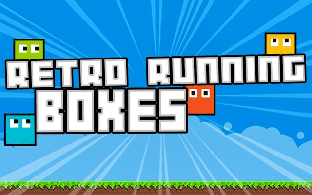 Retro Running Boxes - 8-bit Arcade Runner