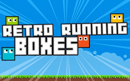 Retro Running Boxes - 8-bit Arcade Runner