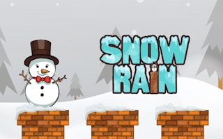 Snow Rain Fall Jumping - Snowball Survival Game