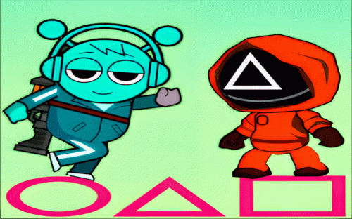 Sprunki Squid projectile Launcher - Escape precision fighter Game