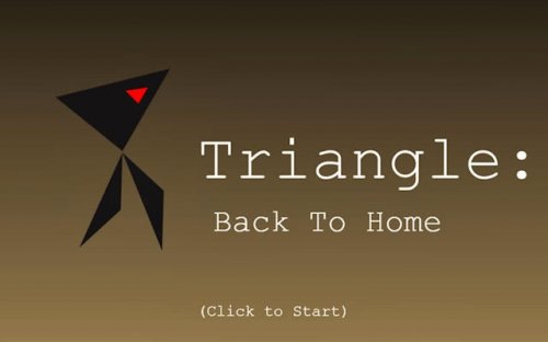 Triangle Back to Home - Paper Fold Adventure