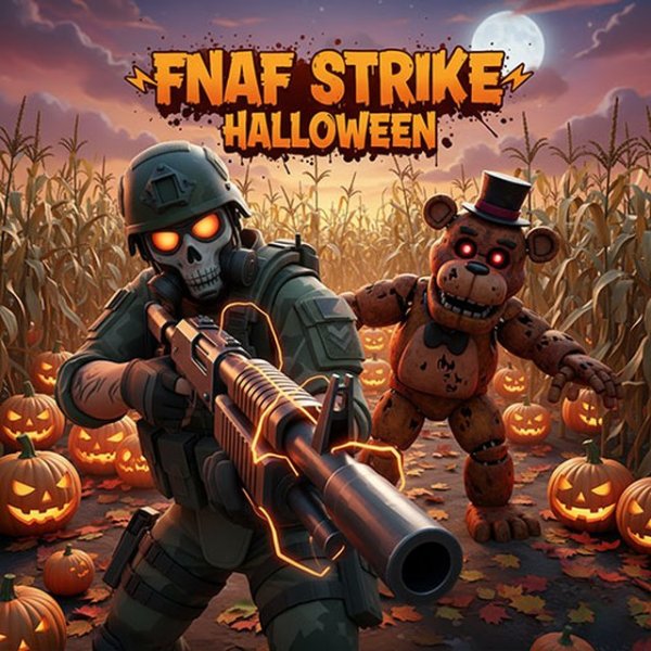 FNAF Strike Halloween Online Arcade Game